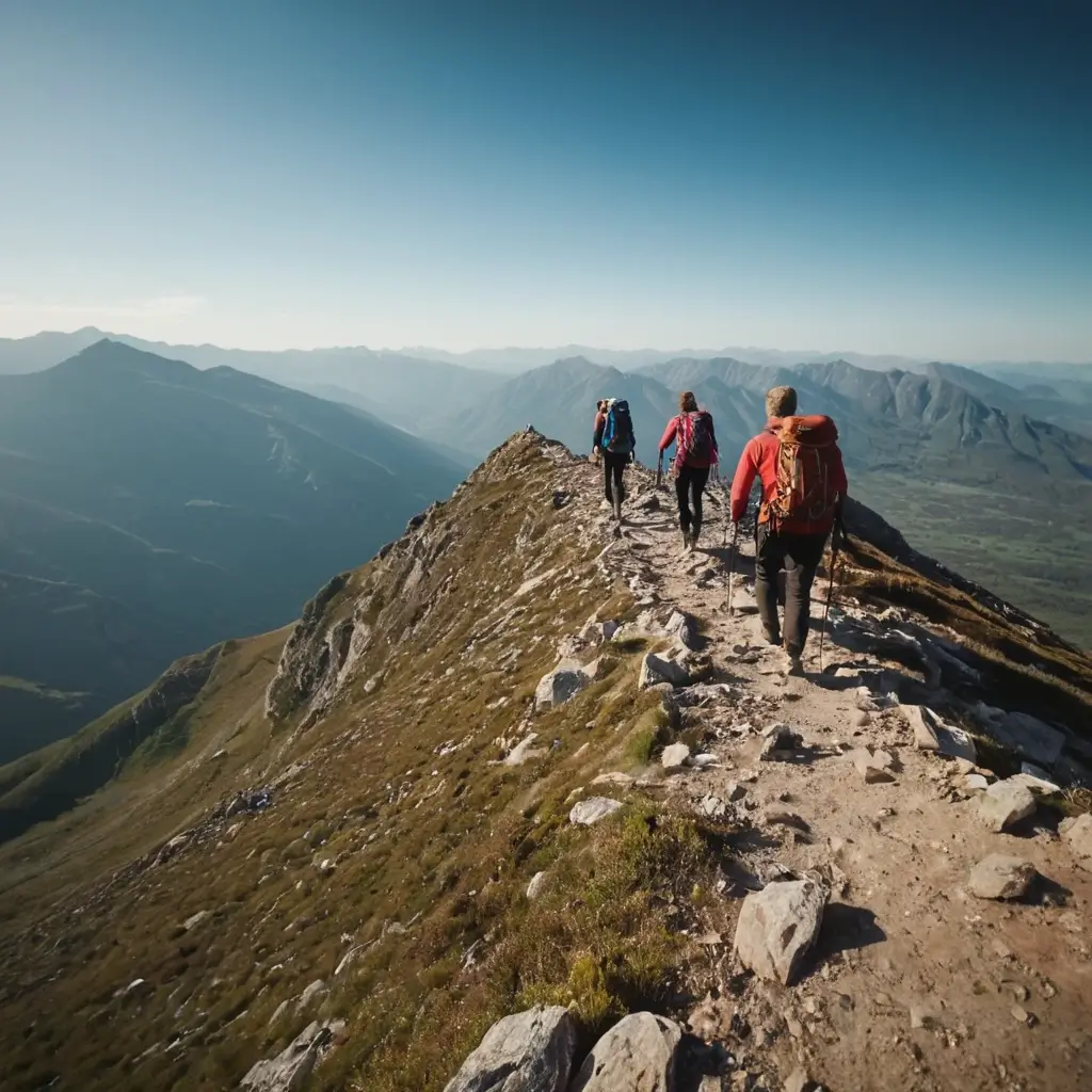 Mountain biking on rugged trails